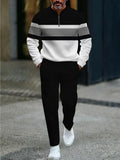 Half-up pullover casual suit