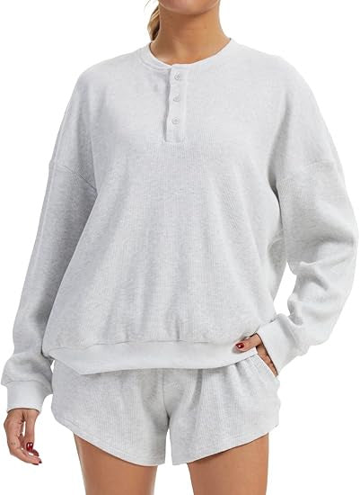 Trendy textured knit two-piece set