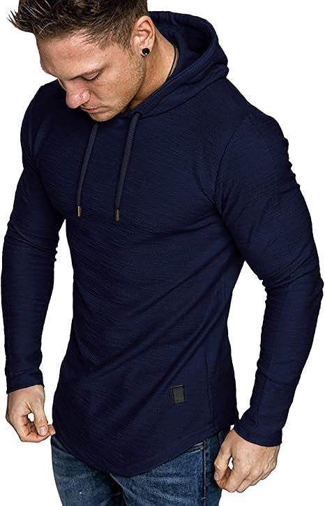 crew neck pullover hoodie