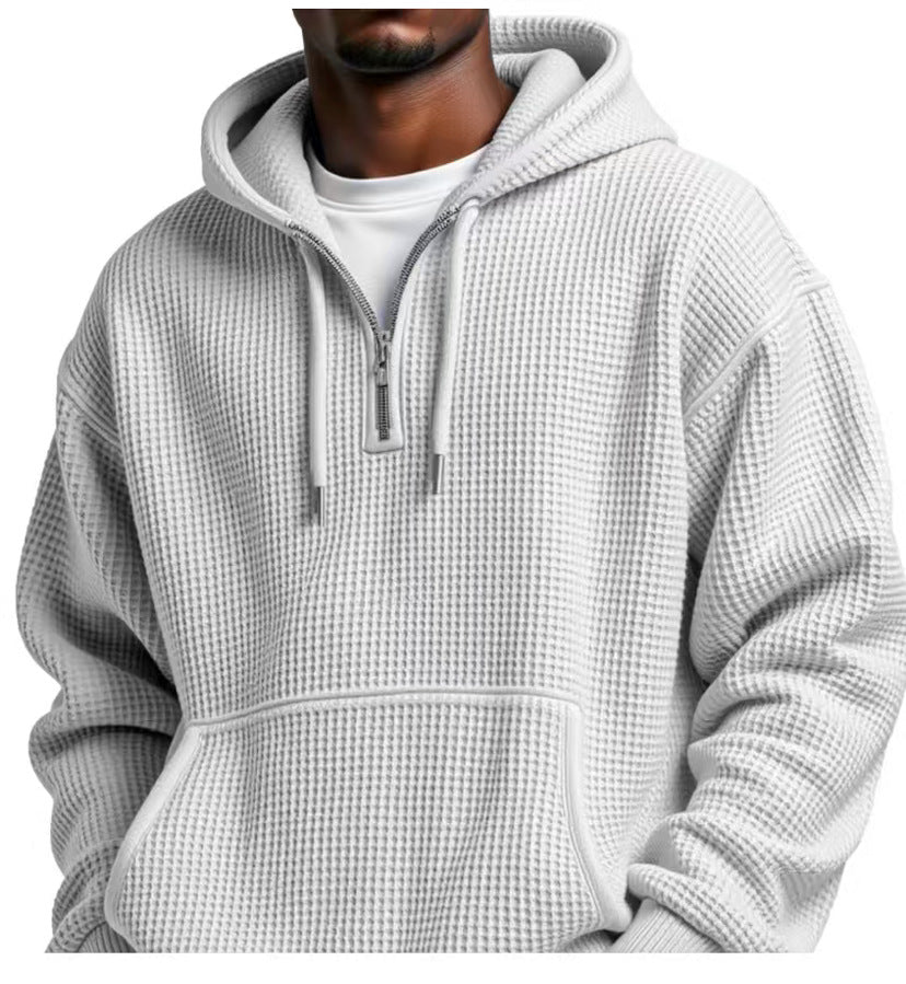 Men's plaid hoodie
