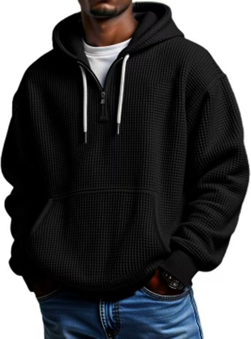 Men's plaid hoodie