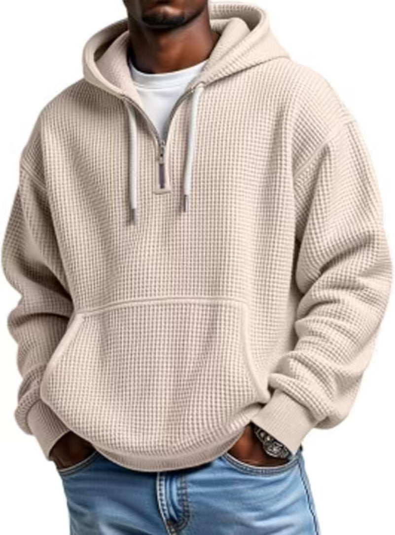 Men's plaid hoodie