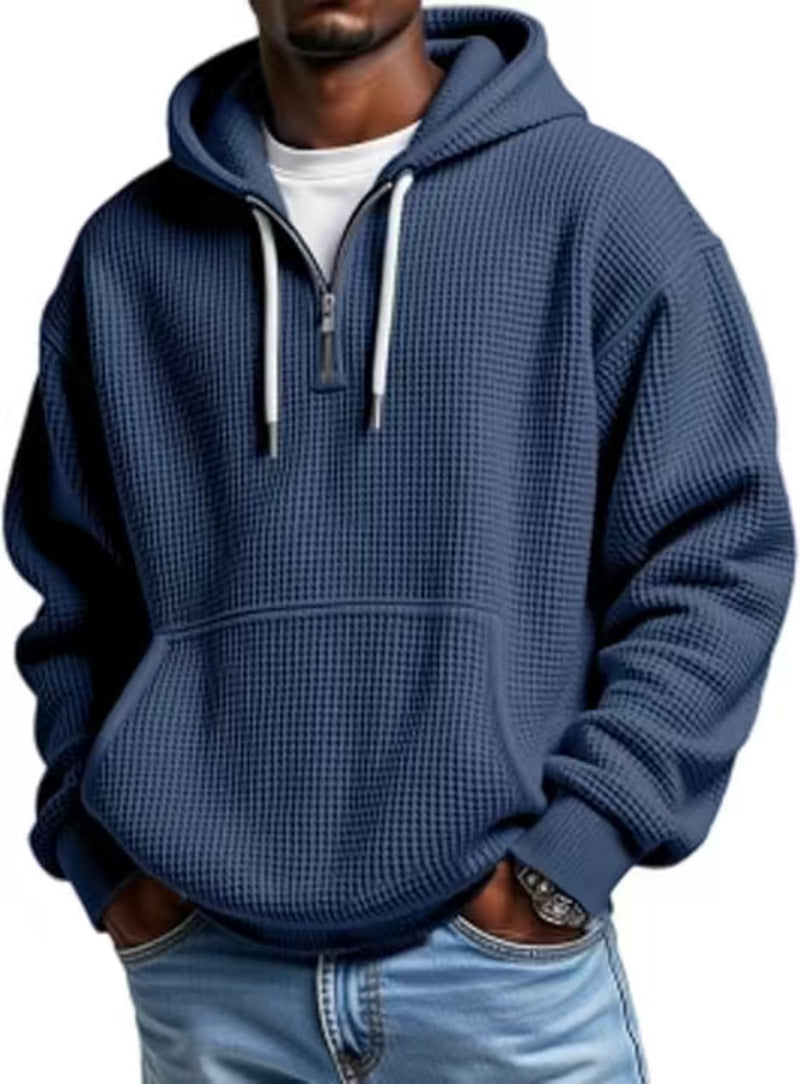 Men's plaid hoodie